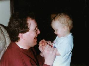 Dad and baby Paul